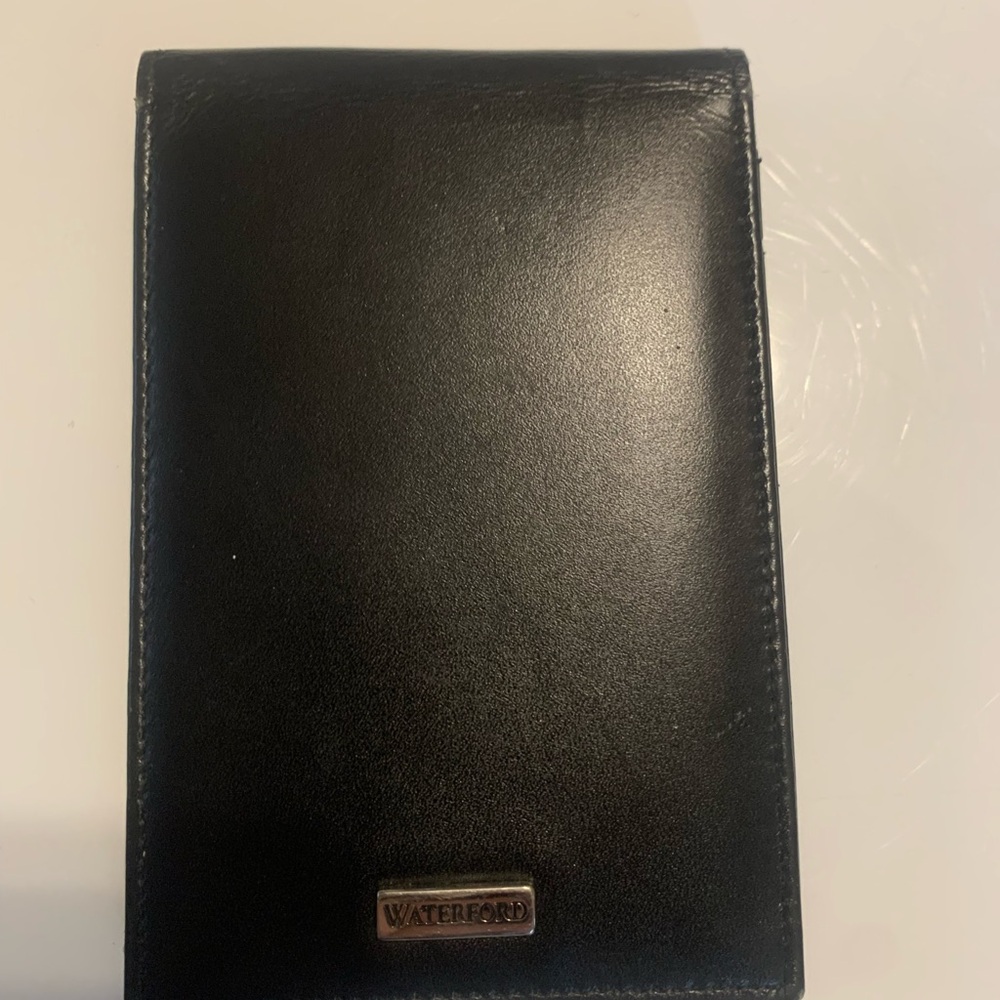 Waterford Black Leather Wallet